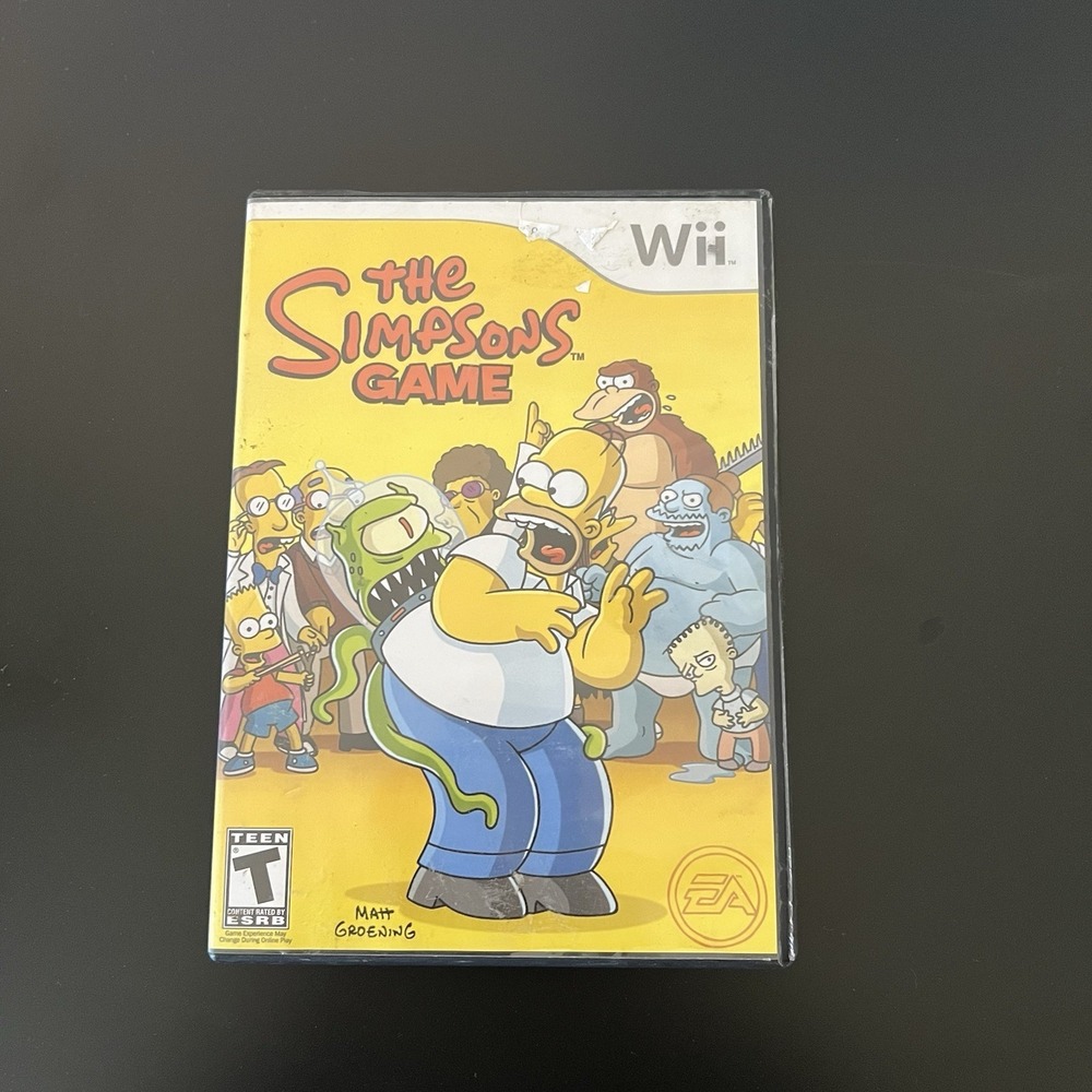 The Simpsons Game (Nintendo Wii, 2007) No Manual - Tested